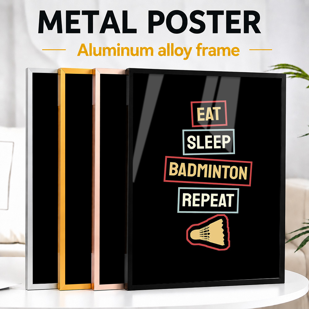 Badminton Photo - Badminton Metal Poster With Aluminum Alloy