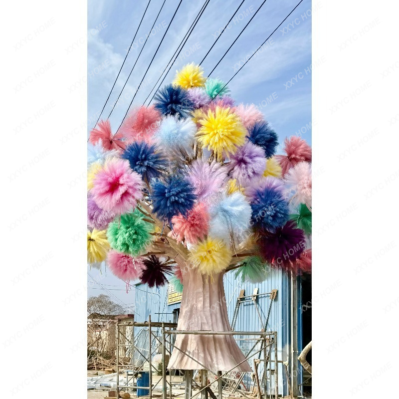 Badminton Photo - XX Artificial Trees Decorated With Reeds