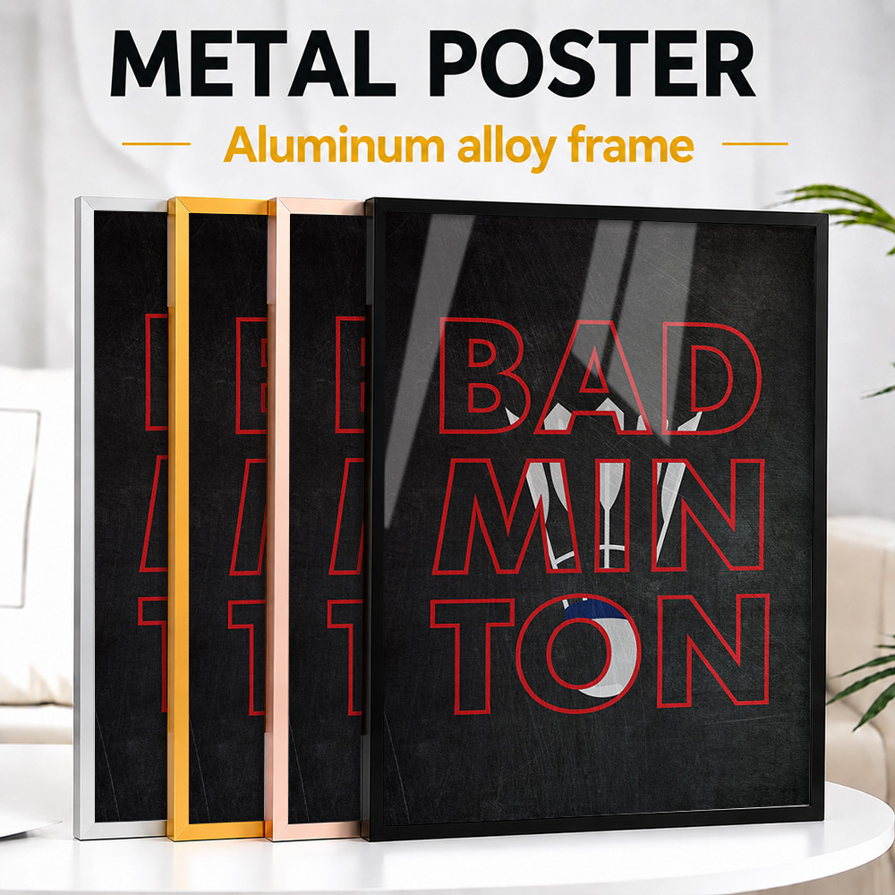 Badminton Photo - Badminton Metal Poster With Aluminum Alloy