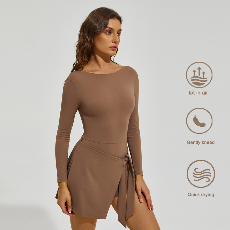 Women Long Sleeve Tennis Skirt - đánh giá và giá Badminton China